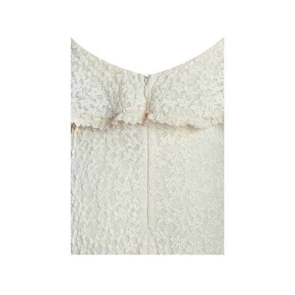 Idra Lace  Halter Crochet Midi Dress - Picture 7 of 16